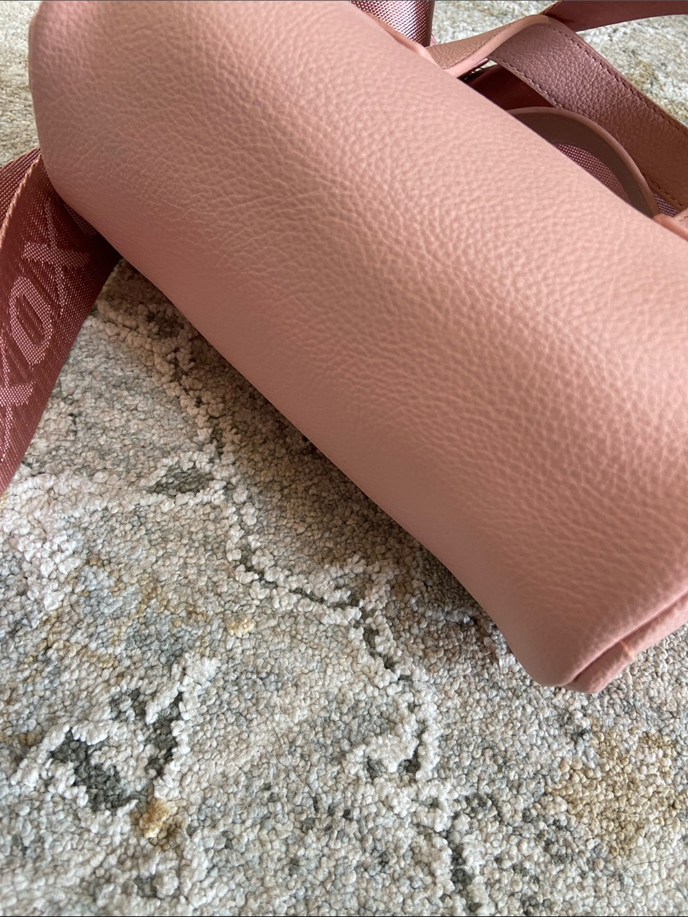 XOXO Blush Pink Studded Barrel Mini Crossbody - Picture 9 of 13